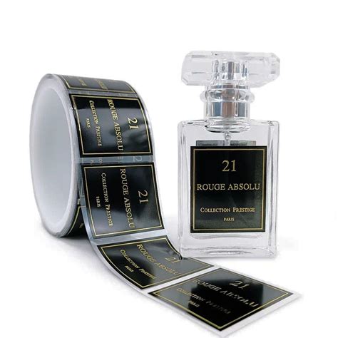 replica perfume custom label